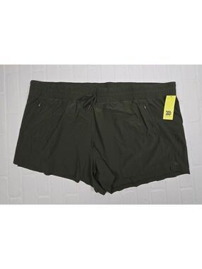 All In Motion Woven Olive Green Shorts 4X